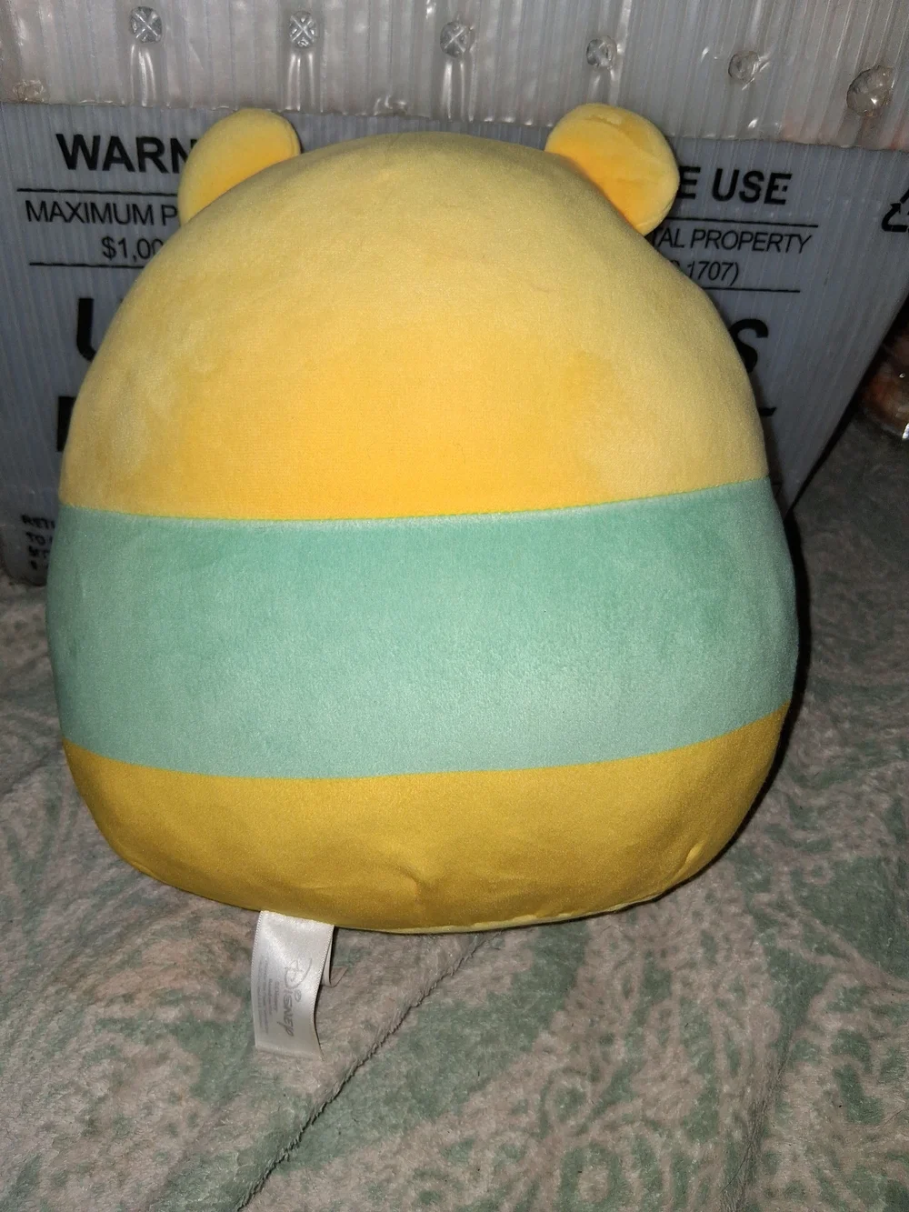 Squishmallows Yellow and Mint Green Easter Winnie The Pooh Plush